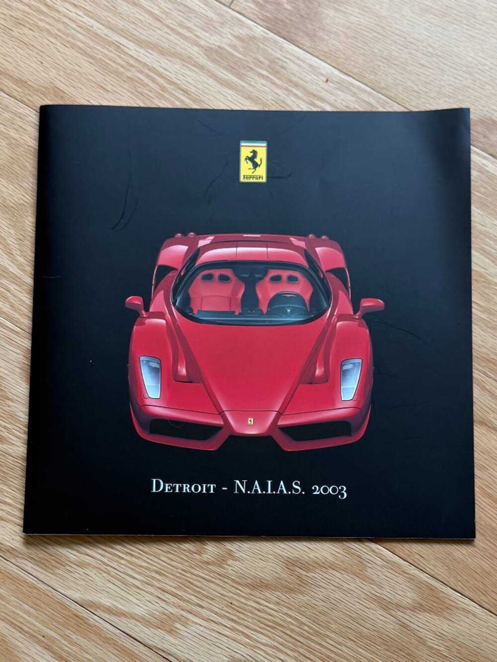 2003 NAIAS Enzo Ferrari Official Event Book - Rare Collector's Edition